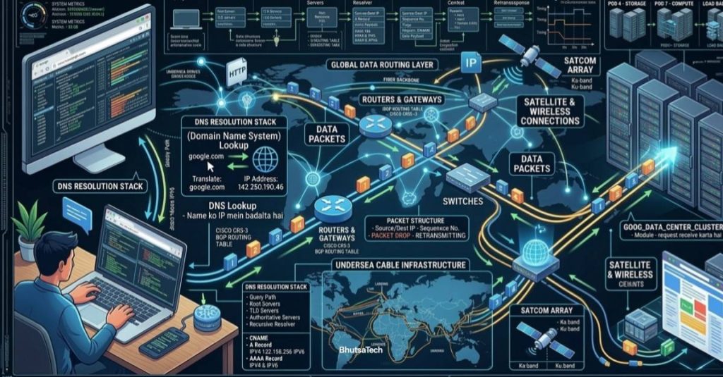 Internet Kaise Kaam Karta Hai?
